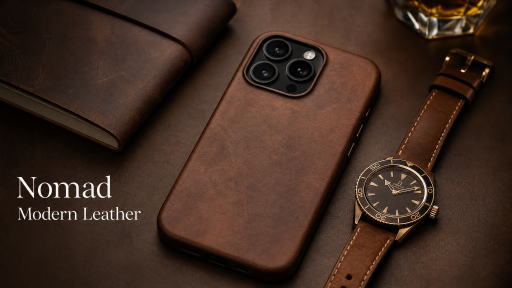 Nomad Modern Leather Case for iPhone 16 Pro