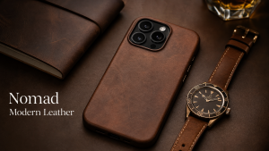 Nomad Modern Leather Case for iPhone 16 Pro
