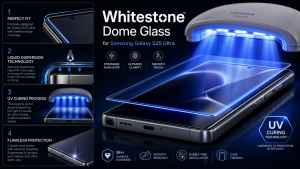 Whitestone Dome Glass Screen Protector for Samsung Galaxy S25 Ultra