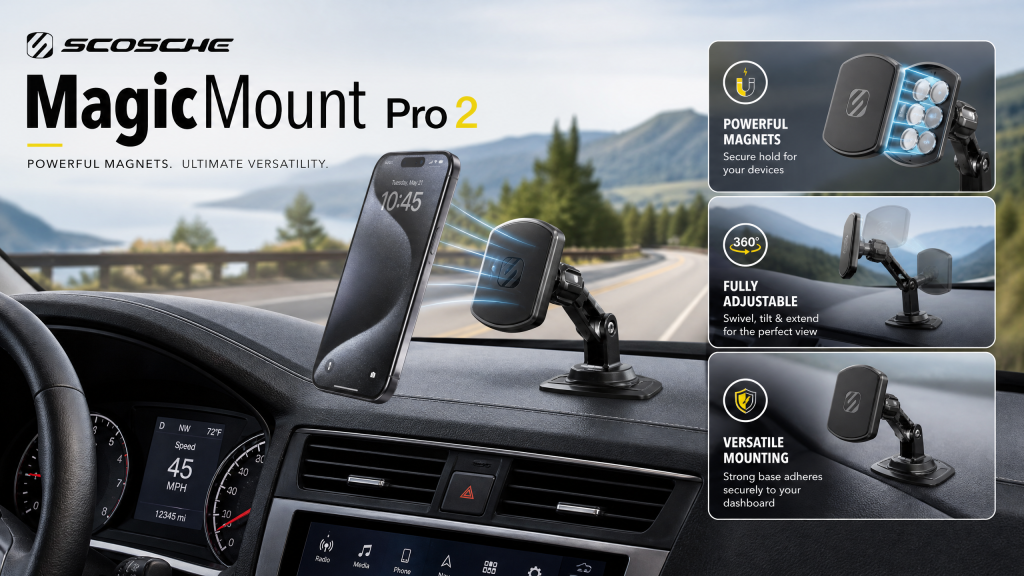 Scosche MagicMount Pro 2 Car Mount