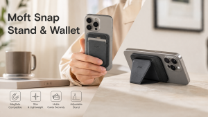 Moft Snap Phone Stand and Wallet with MagSafe