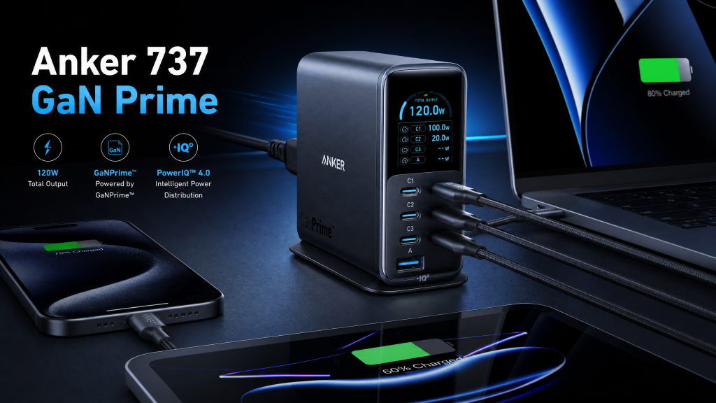Anker 737 GaN Prime 120W Charger