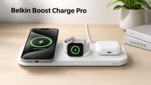 Belkin Boost Charge Pro 3-in-1 Wireless Charging Pad with MagSafe