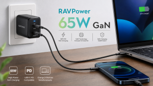RAVPower 65W PD Pioneer GaN Charger