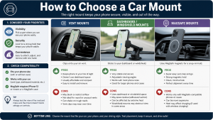 how to choose a phone mount for your car